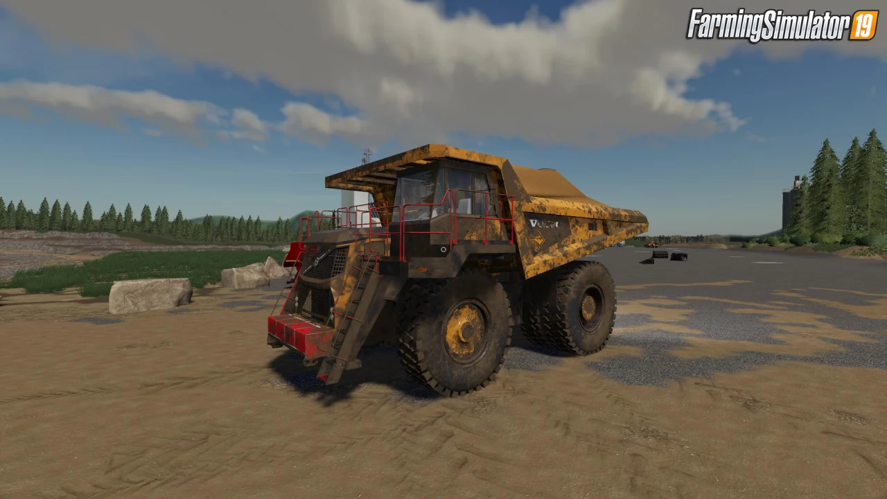 Volvo R100E Mining Truck for FS19