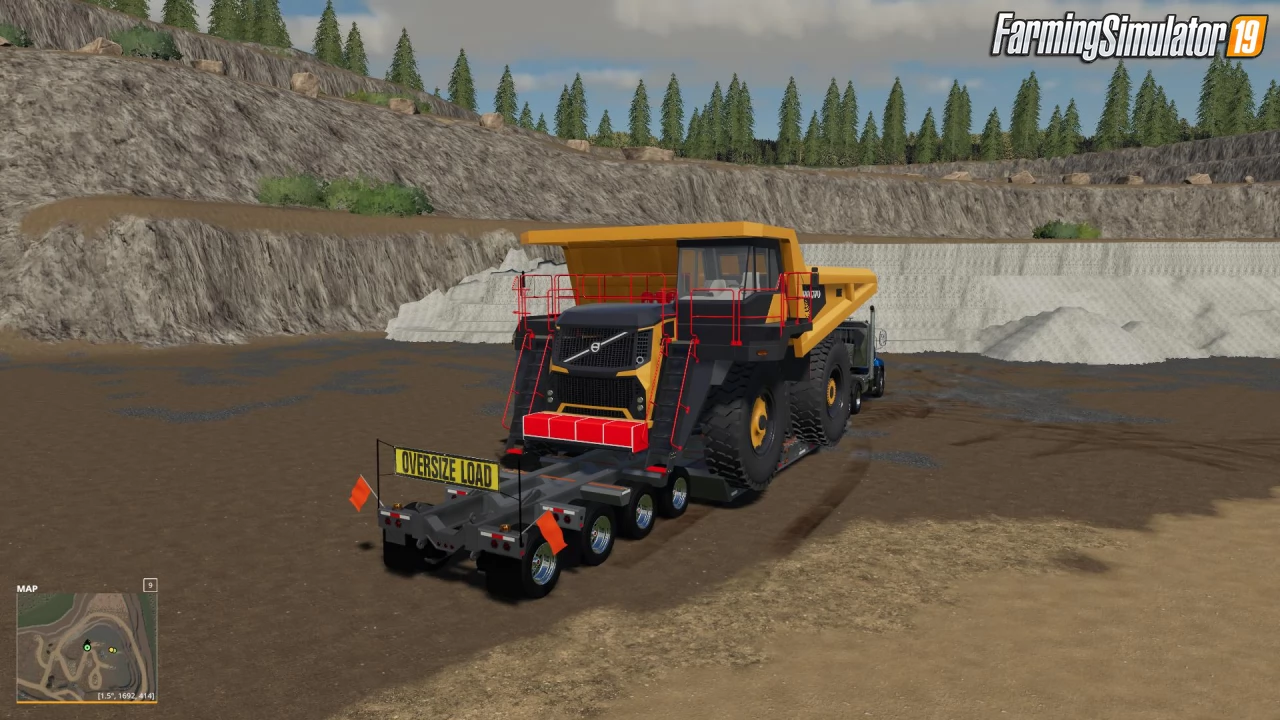 Volvo R100E Mining Truck for FS19