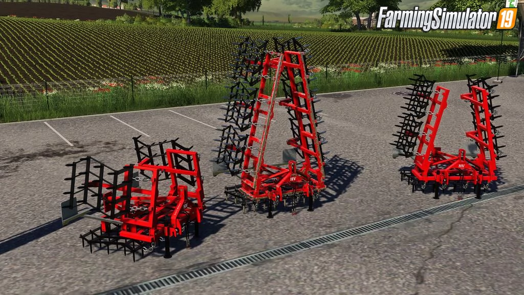 Quivogne HV Heavy Tine Harrow v1.0 for FS19