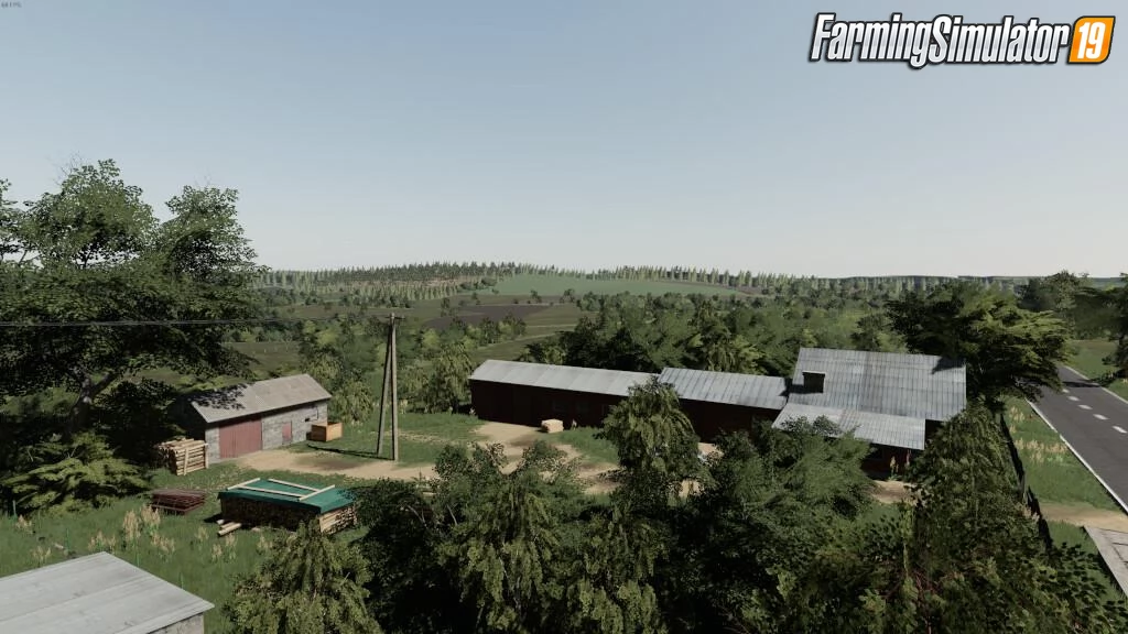 Mazury Map v1.0 by Tomix for FS19