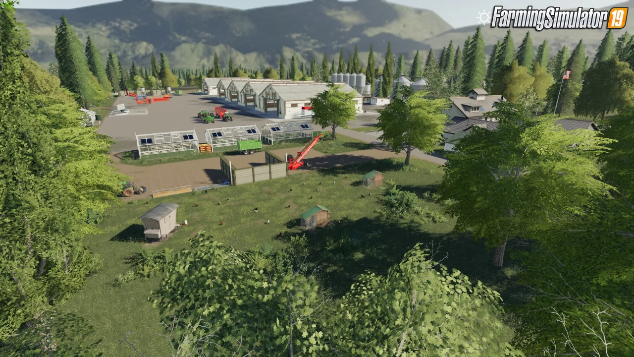 Four Lakes Farm Map by Stevie for FS19