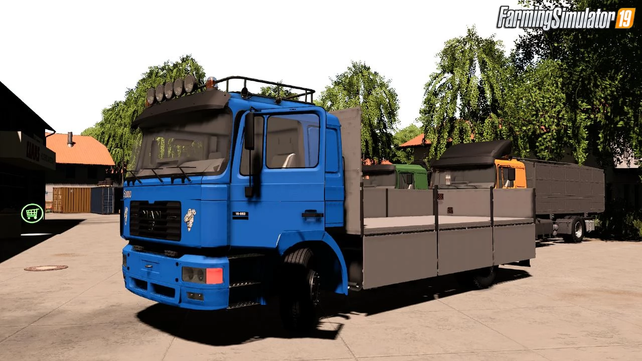 Man F2000 SideDoors Truck v2.0 for FS19