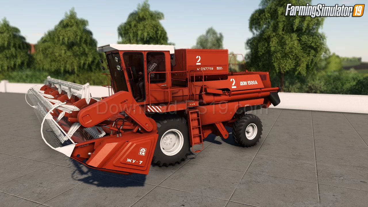 DON 1500A Harvester v1.1.1 for FS19