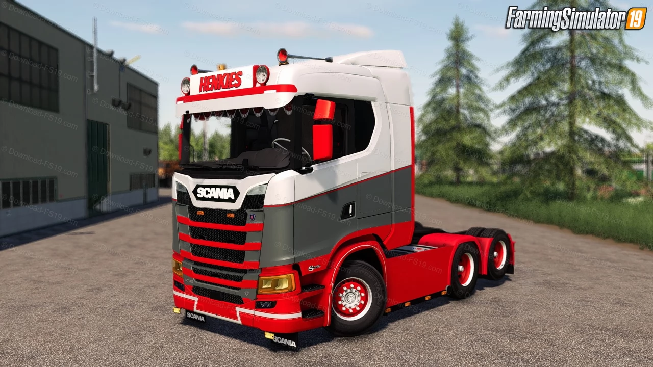 Scania S730 Lowcab V8 6x2 Boogie v1.0 for FS19