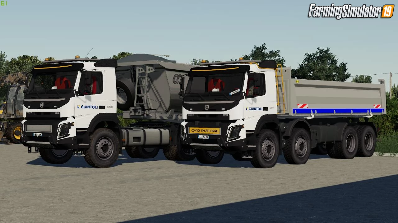 Volvo FMX Pack Trucks v1.0.0.1 for FS19