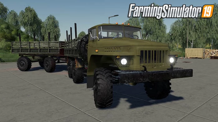 Ural 375 Timber Truck v1.0 for FS19