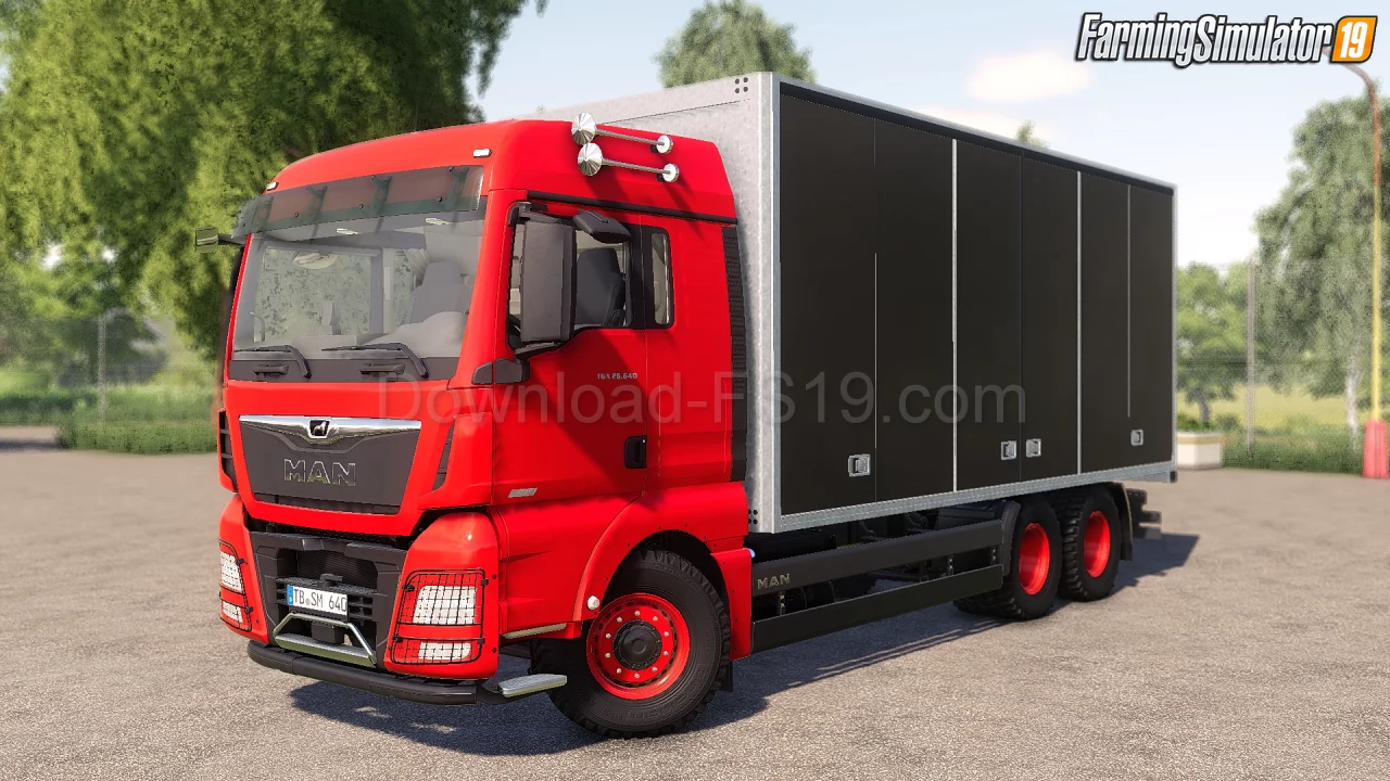 MAN TGX 26.640 Koffer Truck v1.1 for FS19