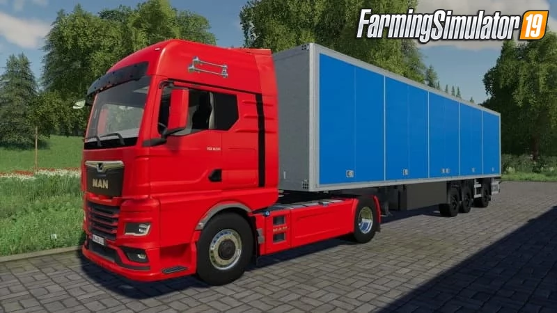 Schmitz Slidedoor Trailer v2.0 for FS19