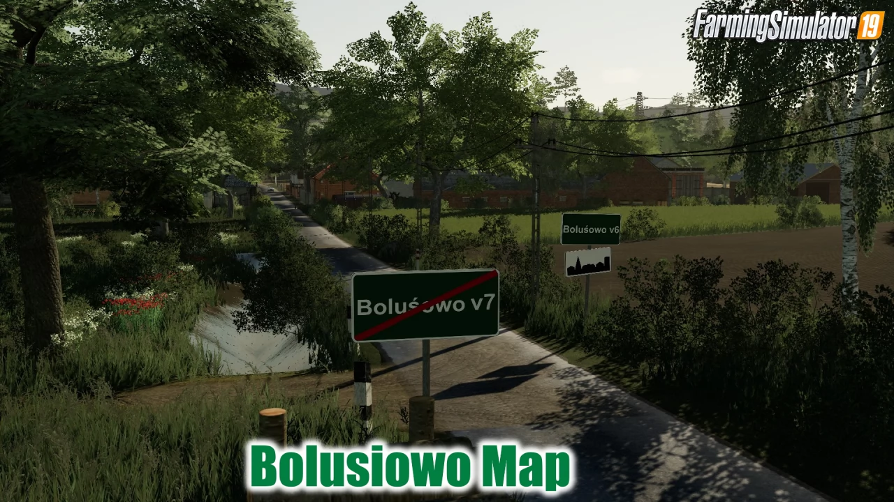 Bolusiowo Map v7.5 by Mafia Solec for FS19