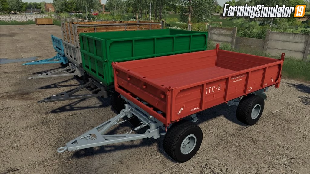 2PTS-6A Trailer v1.0 by FSSA Modding Team for FS19