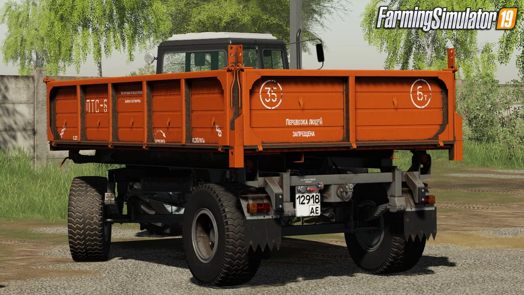 2PTS-6A Trailer v1.0 by FSSA Modding Team for FS19