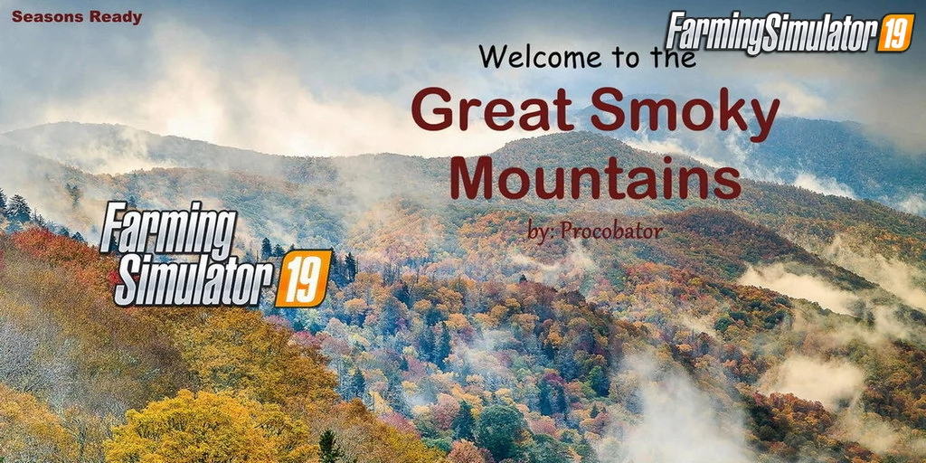 Great Smoky Mountains Map v2.0 for FS19