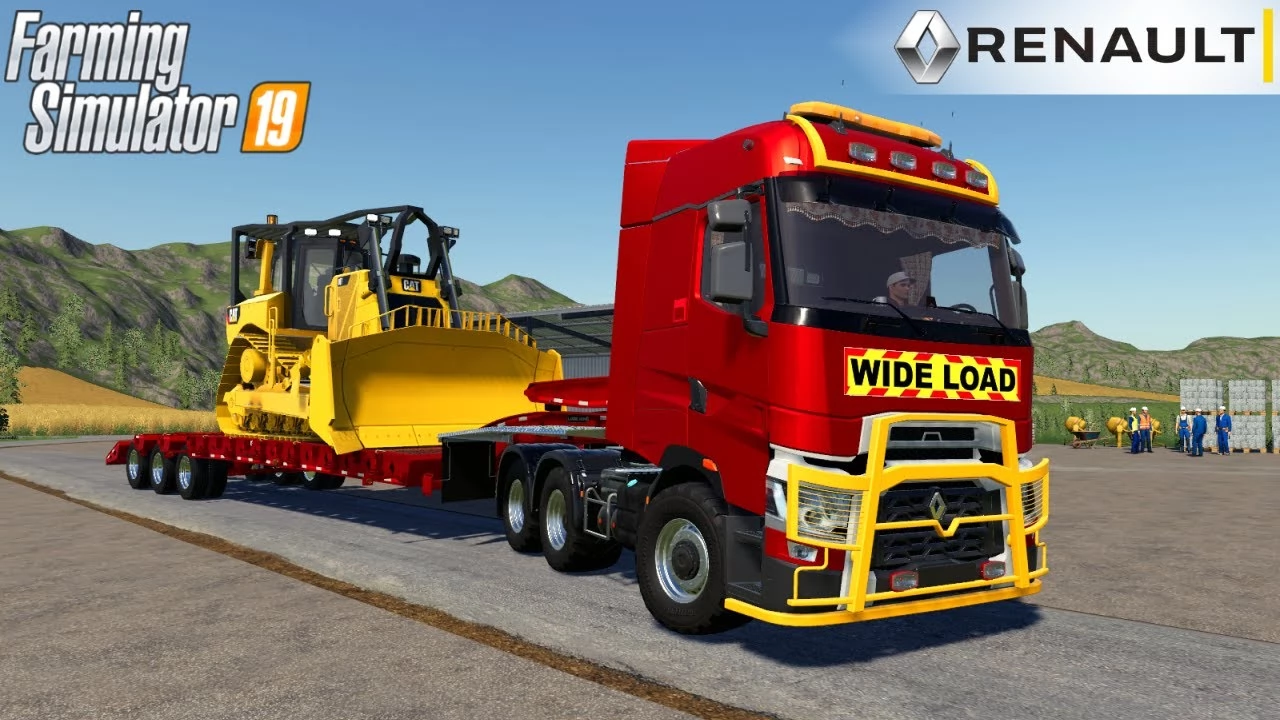 Renault T Range Oversized Transporting - Farming Simulator 19