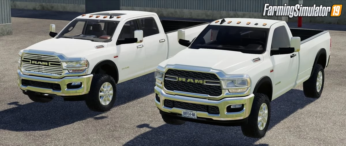 Dodge Ram 3500 Crew Cab Long Bed Laramie SRW 2018 v1.0 for FS19