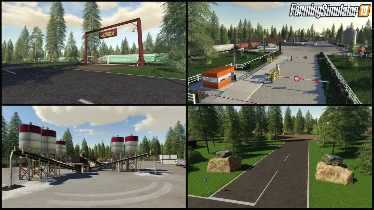 West End 64x Map v1.0 by Levis for FS19