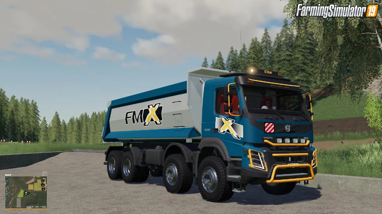 Volvo FMX 8X4 Hardox Tipper v1.0 for FS19