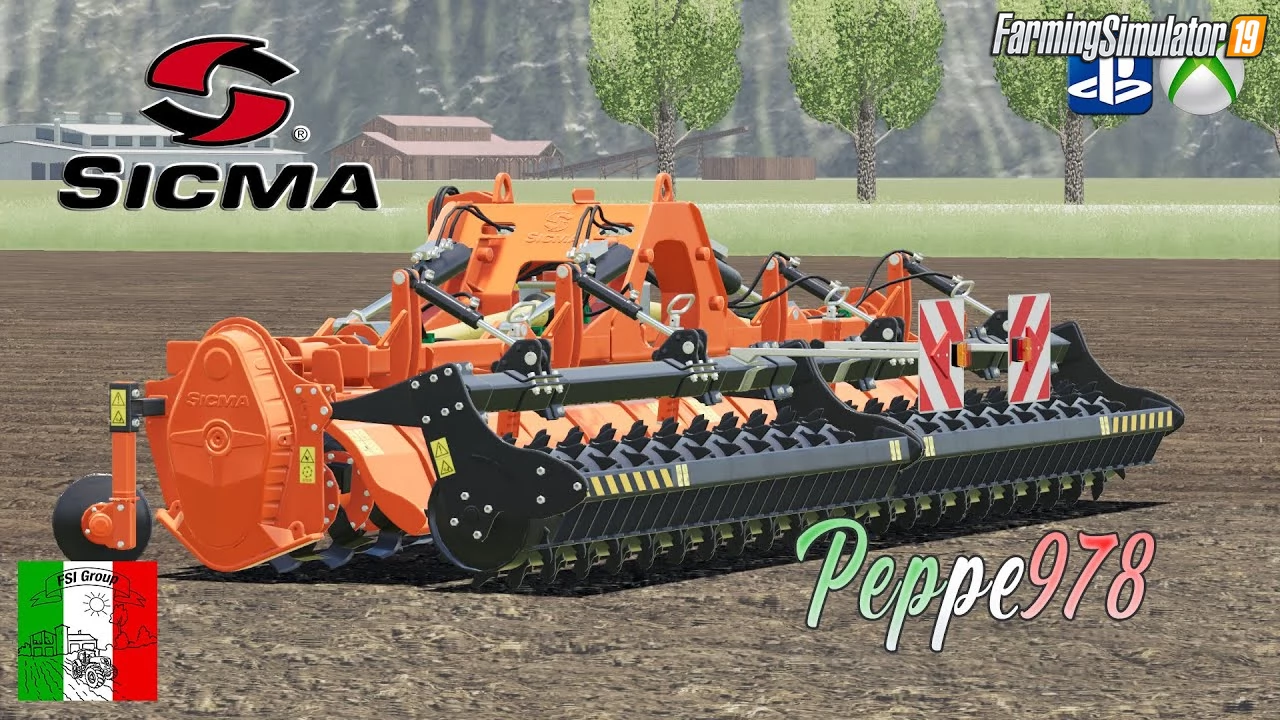 Sicma RW 520 Heavy Rotary Tiller v1.0 for FS19