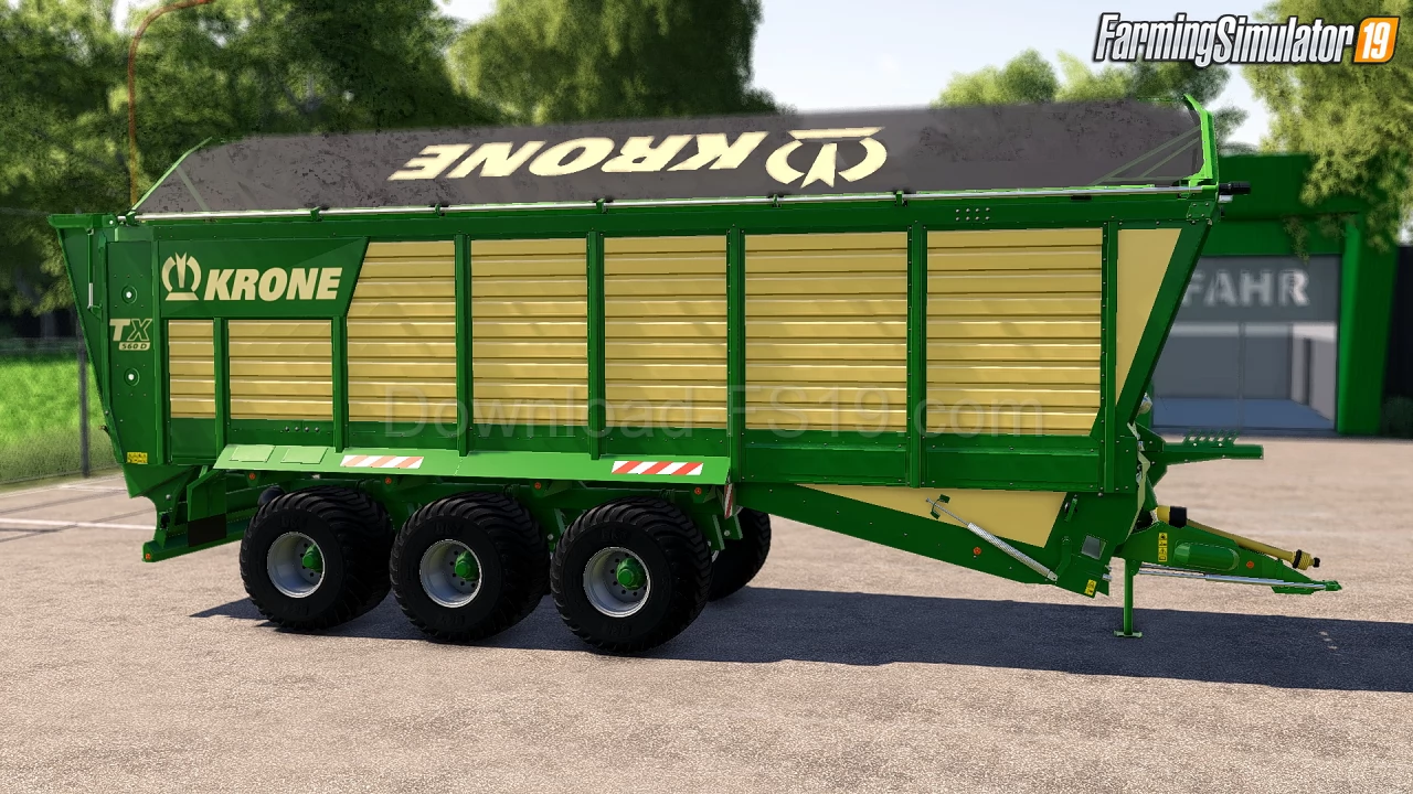 Krone TX 560D Trailer v1.0 for FS19