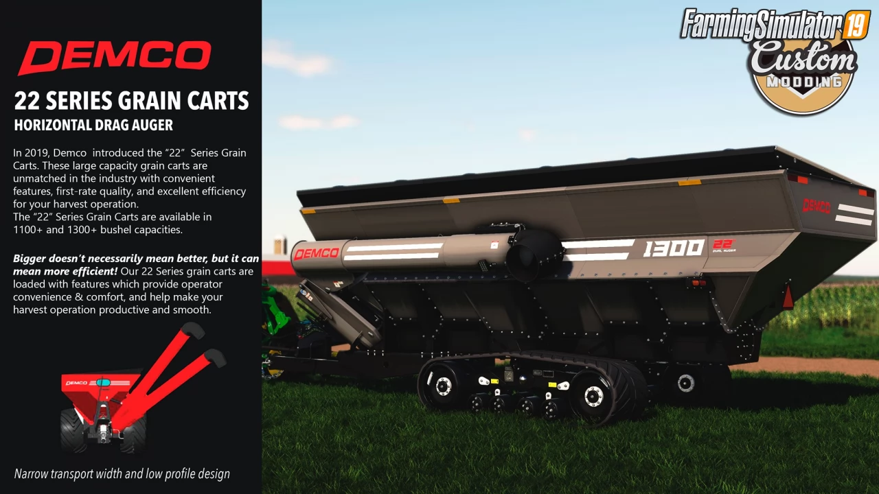 Demco 22 Series Grain Carts v1.0 for FS19