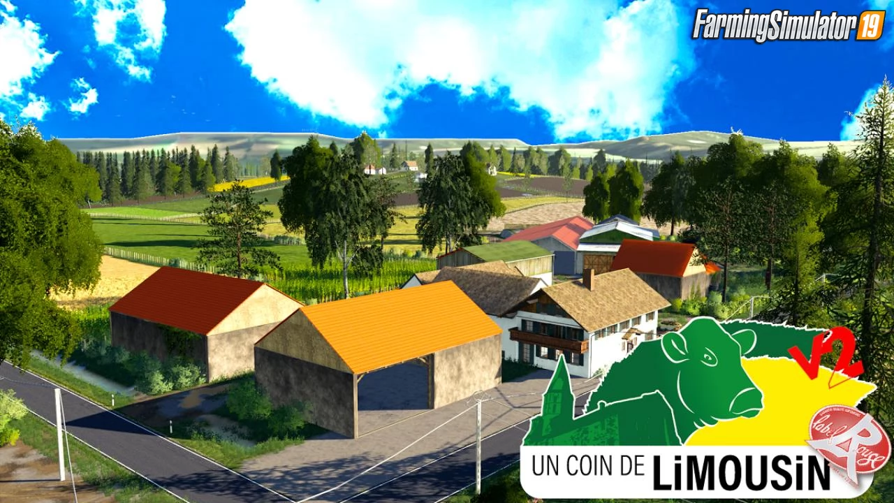 Un Coin de Limousin Map v2.0 for FS19