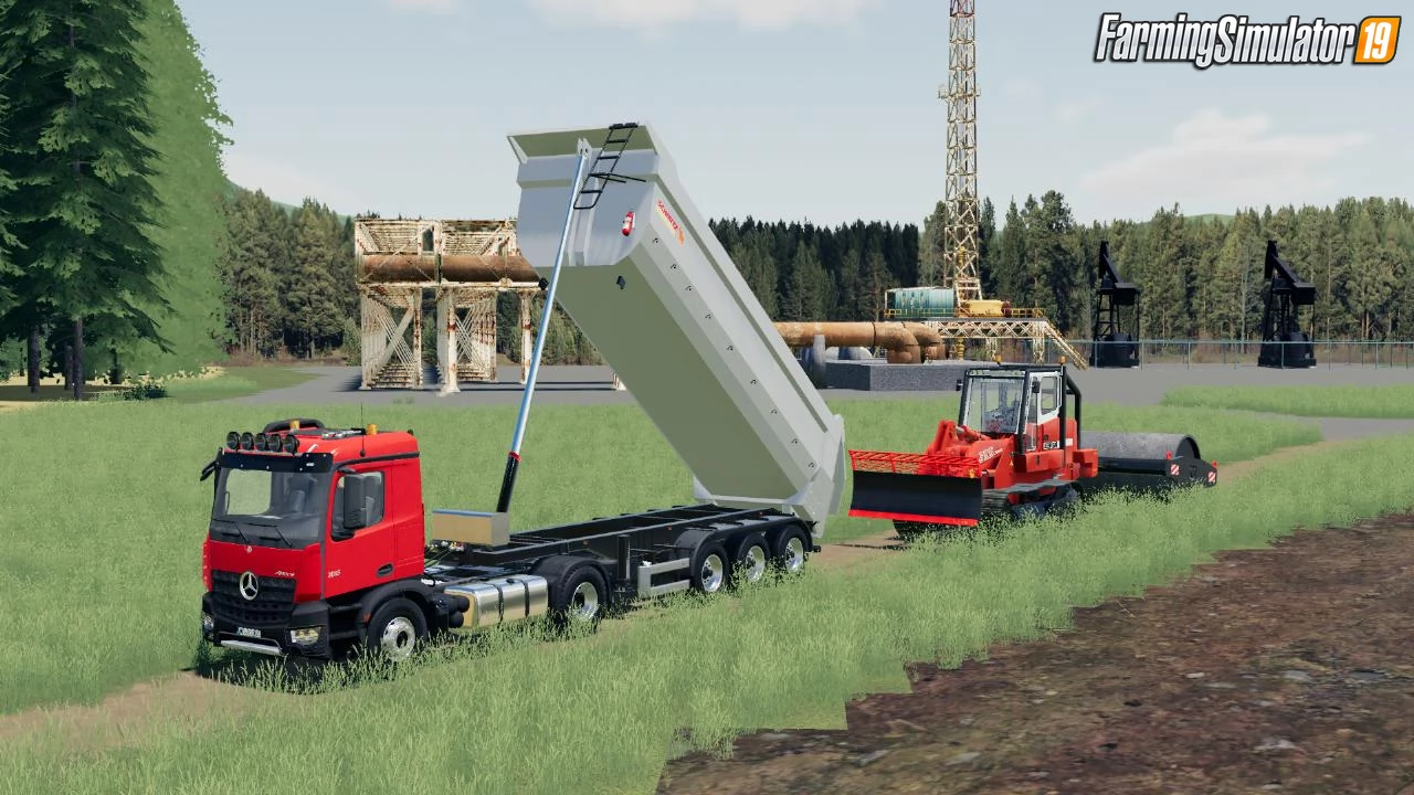 Schmitz CargoBull Half Tube Semi Tipper v1.0 for FS19