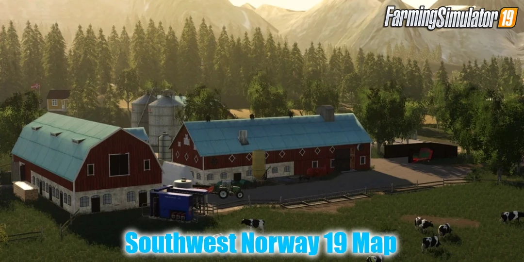 Southwest Norway 19 Map v1.0 for FS19