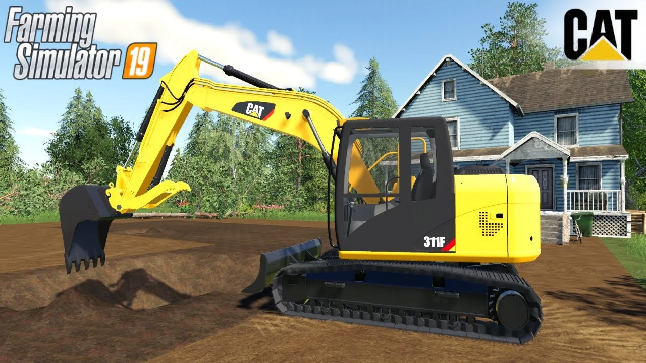 Caterpillar 311F Crawler Excavator - Farming Simulator 19