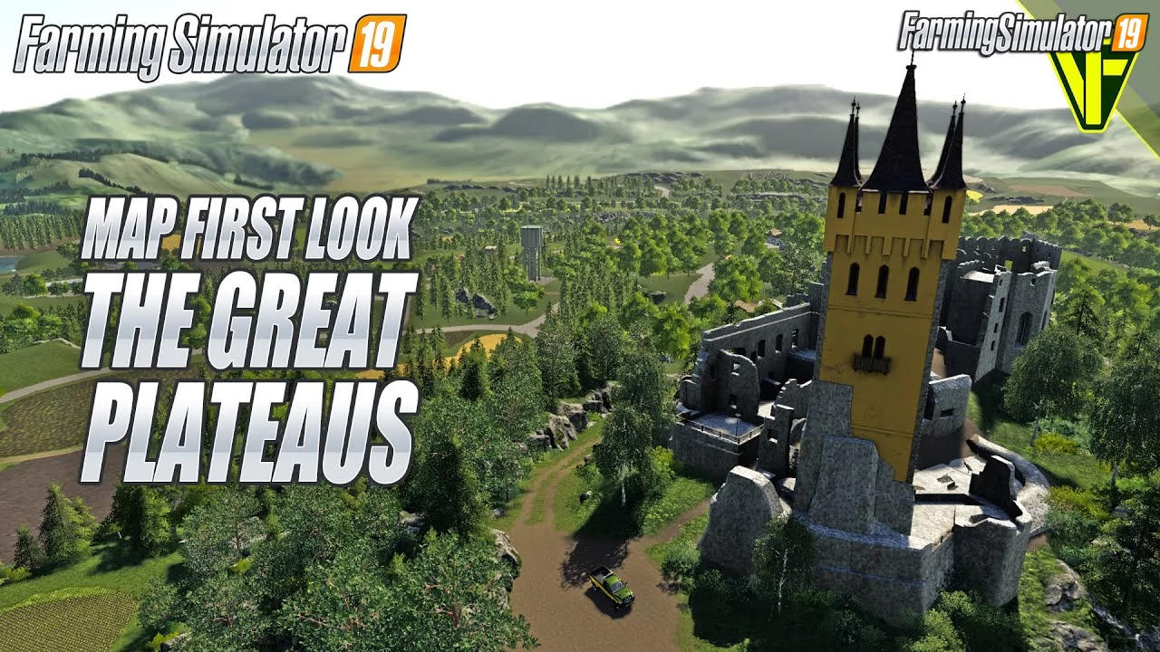 The Great Plateaus Map v1.1 for FS19