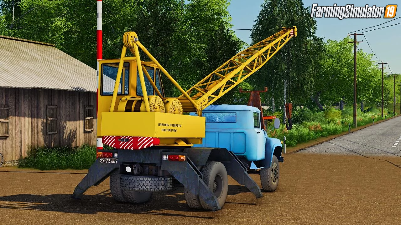Zil 130 Crane Truck v2.0 for FS19