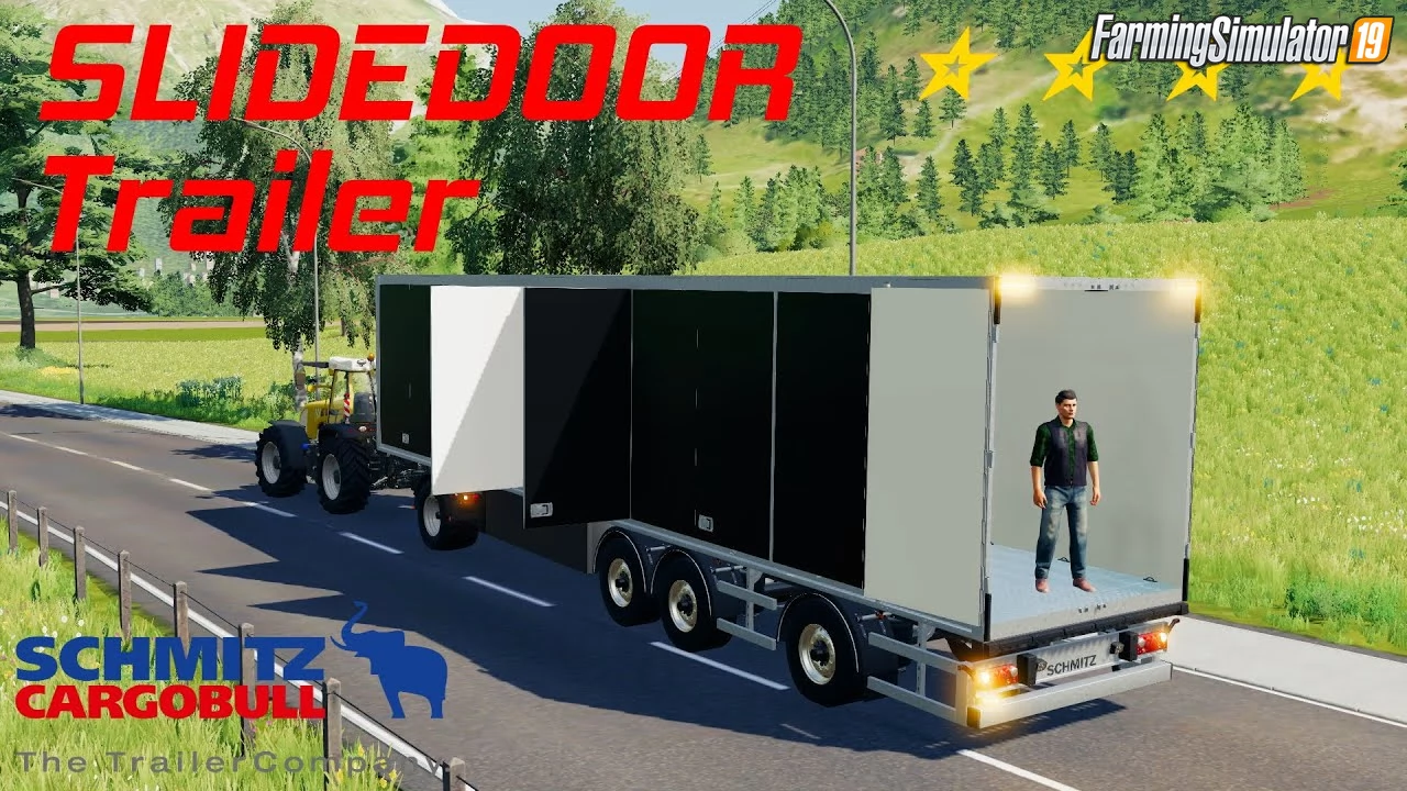 Schmitz Slidedoor Trailer v2.0 for FS19