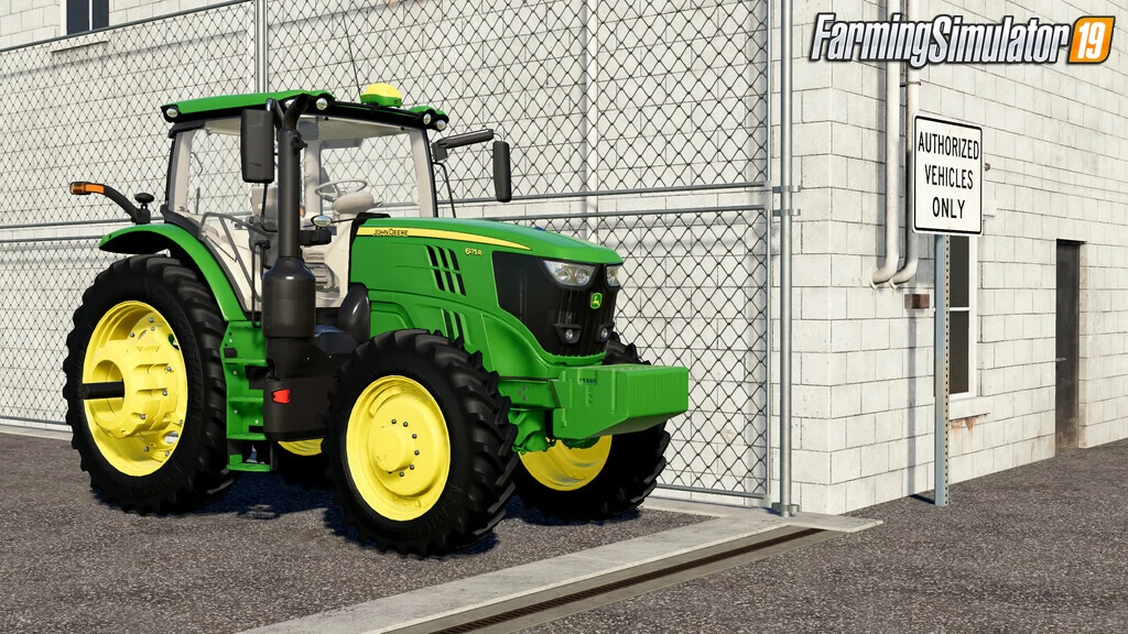 John Deere 6R US Series Tractor v1.1 Edit by blauea for FS19