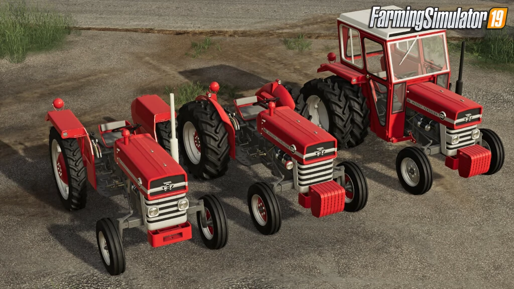 Massey Ferguson 100 And 200 3Cyl Series v1.1.0.1 for FS19