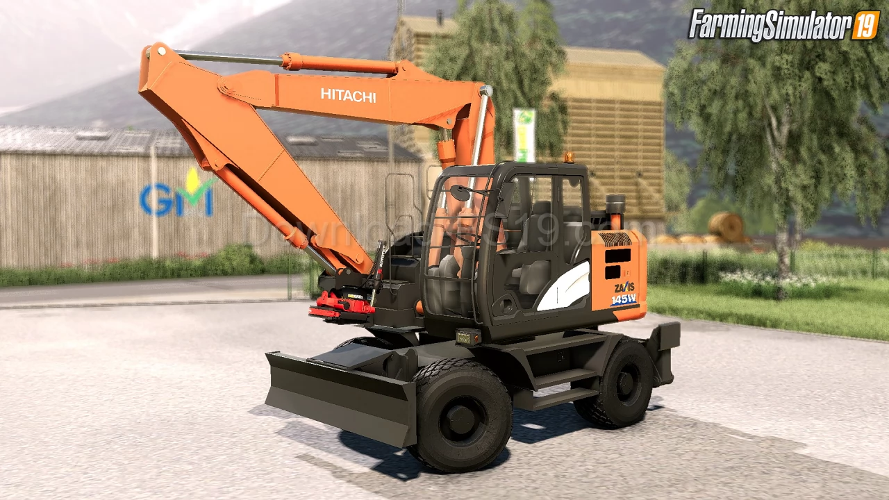 Hitachi Zaxis 145W Excavator v2.0 for FS19