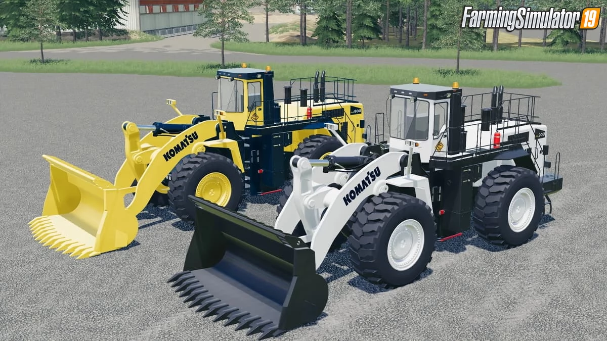 Komatsu WA-900 Mining Loader v1.0 for FS19