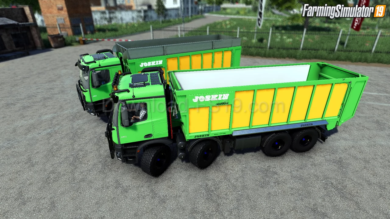 Mercedes Arocs Agrar 8x8 Joskin Edition V10 For Fs19 3515