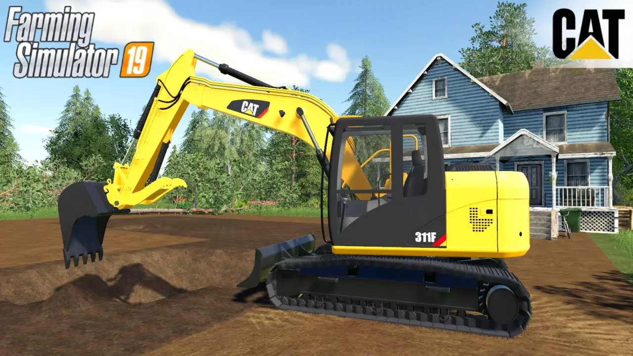 Caterpillar 311F Crawler Excavator - Farming Simulator 19