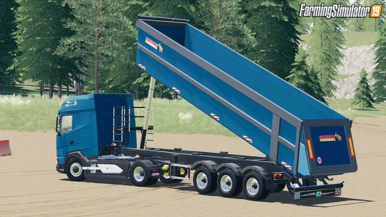 Schmitz SKI.24 Semi Tipper Trailer v1.0 for FS19