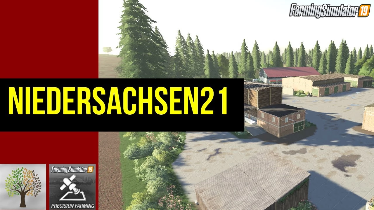 Niedersachsen21 Map v1.1 for FS19