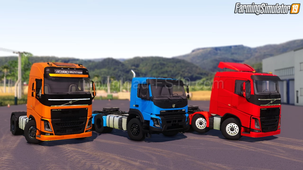 Pack Volvo Trucks v1.0 By Farm Centro Sul for FS19