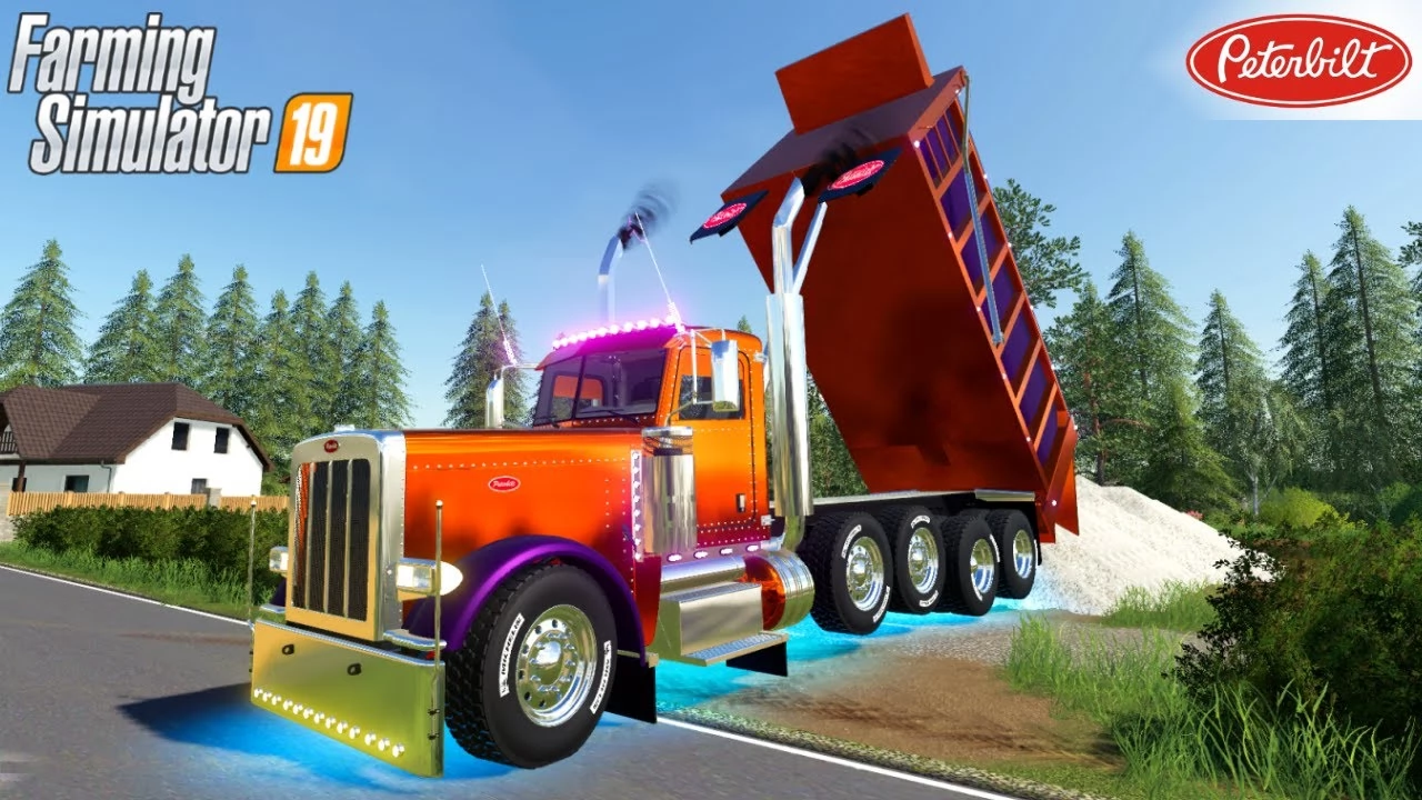 Peterbilt 379 Dump Truck - Farming Simulator 19