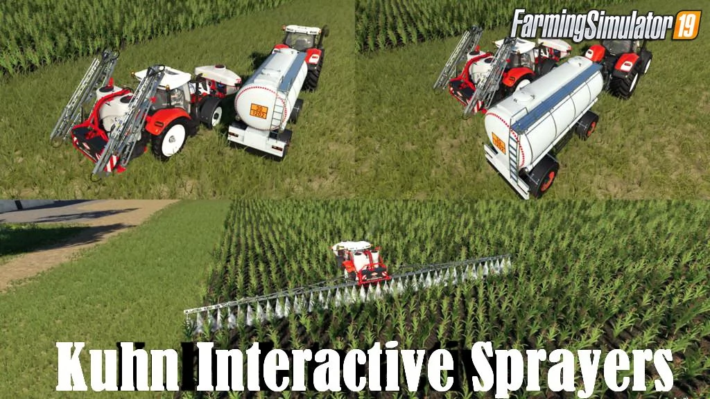 Kuhn Interactive Sprayers v2.0 for FS19