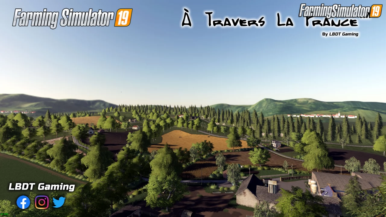 A Travers La France Map for FS19