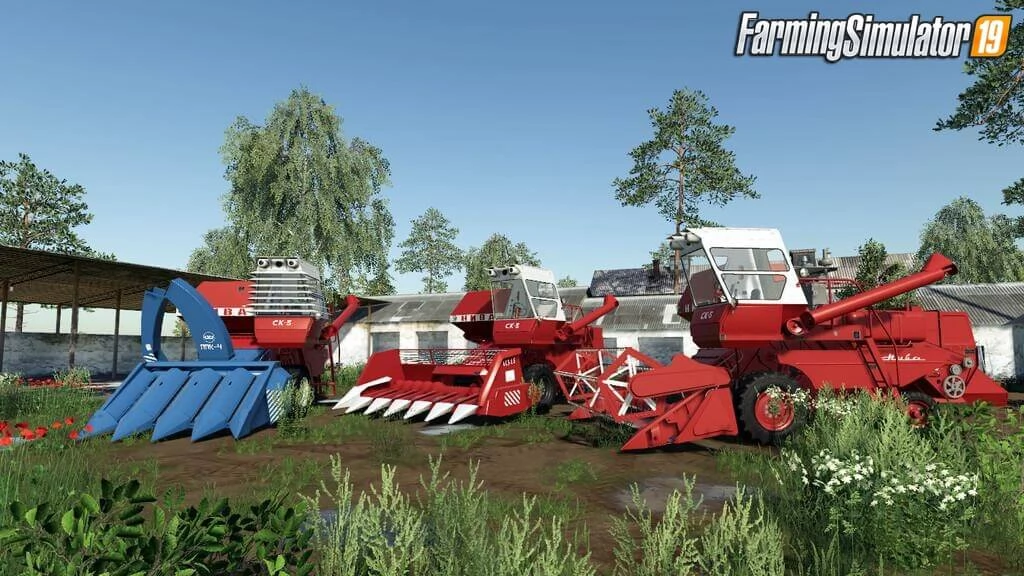 SK-5 Niva Pack Combine v1.0.0.1 for FS19