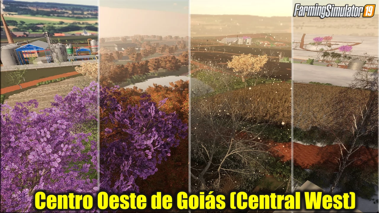 Centro Oeste de Goiás Map (Central West) v1.0 for FS19