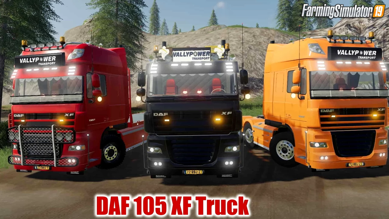 DAF 105 XF Truck v3.0 by Valentinootje for FS19