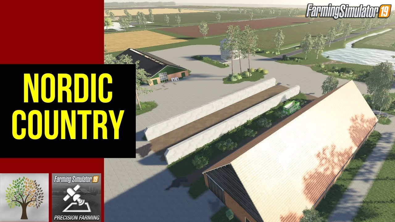 Nordic Country Map v1.0.1 for FS19