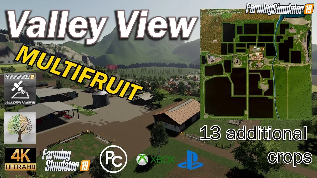 Valley View Map v1.0 By MHMI for FS19