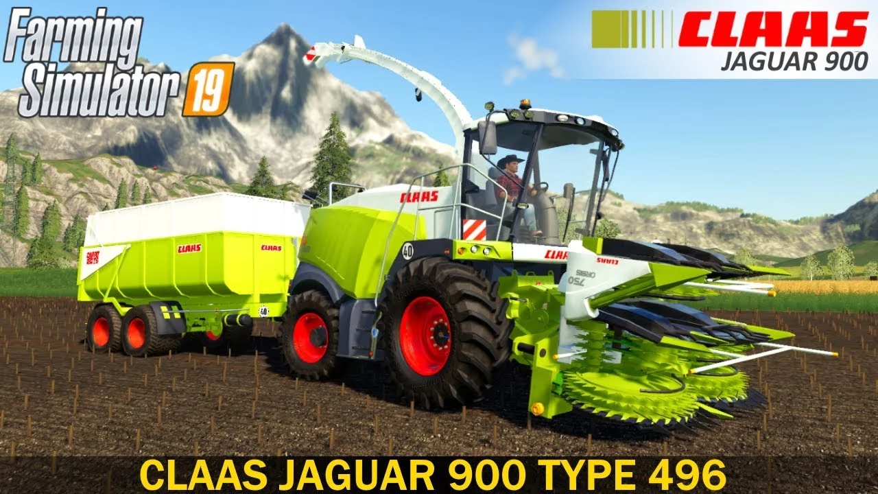 Claas Jaguar 900 Type 496 v1.1.1 for FS19