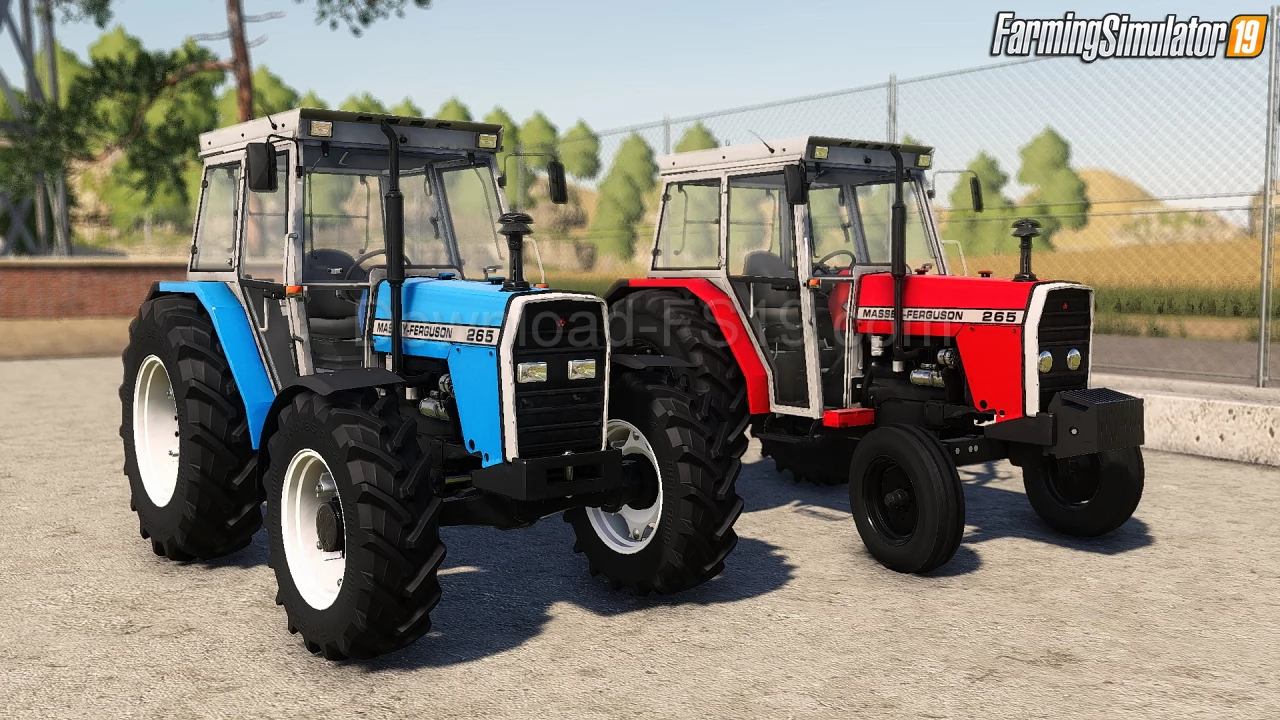 Massey Ferguson 265 Tractor v1.3 for FS19