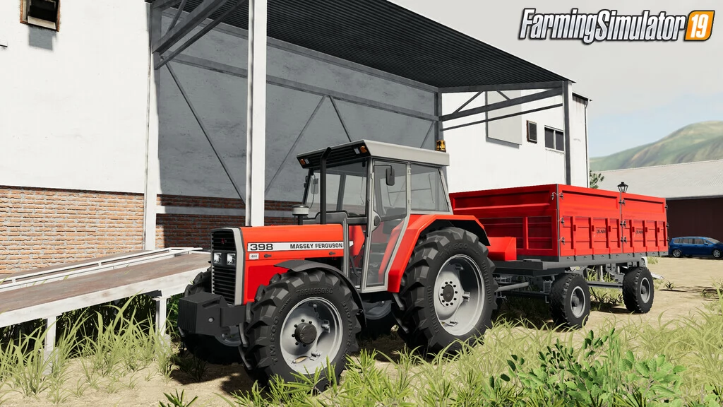 Massey Ferguson 398 Tractor v1.2 for FS19